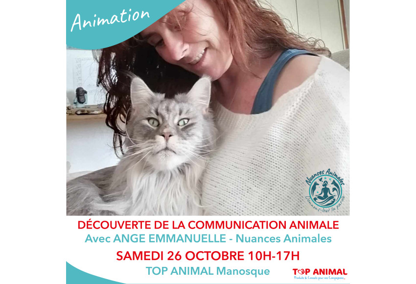 ANIMATION : COMMUNICATION ANIMALE AVEC ANGE-EMMANUELLE